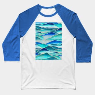 Misty Malibu Mountains Baseball T-Shirt